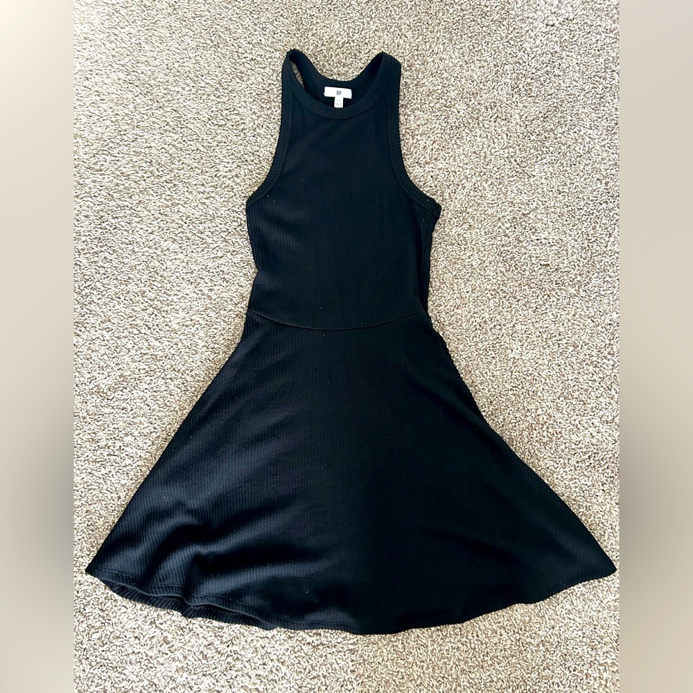 Black skater dress
